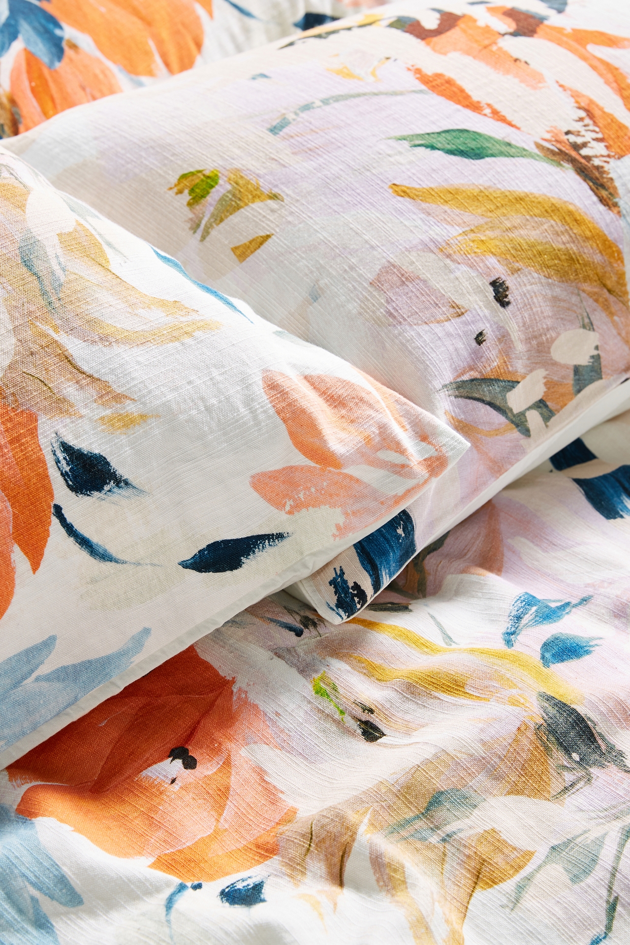 Bryony Cotton Slub Printed Duvet Cover