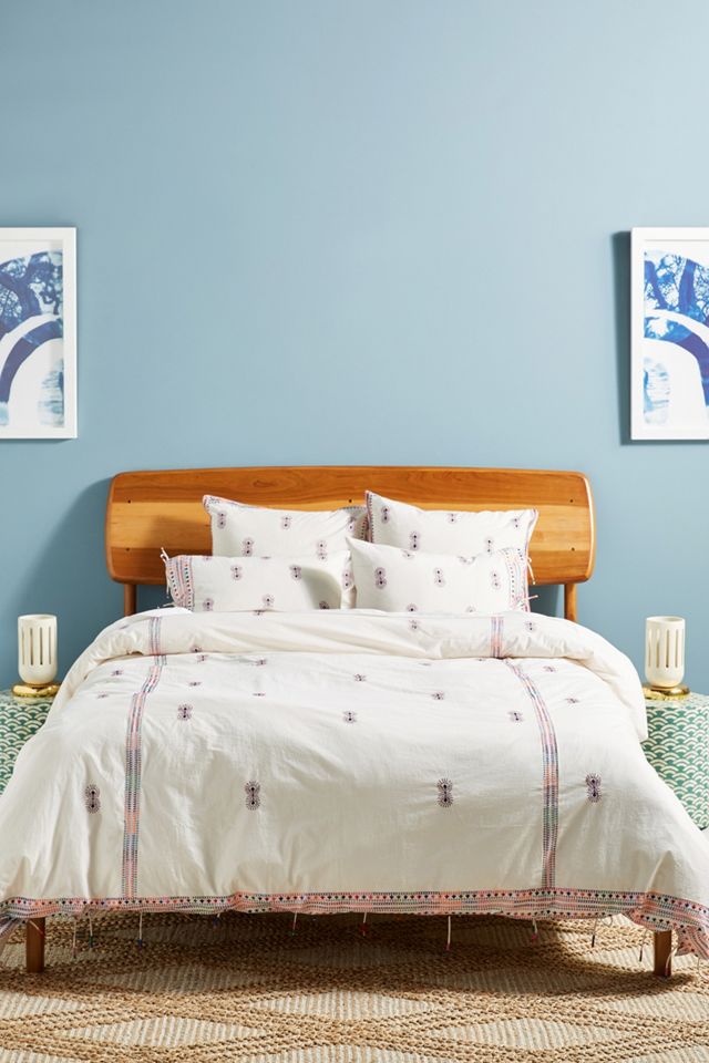Embroidered Mariko Euro Sham #1