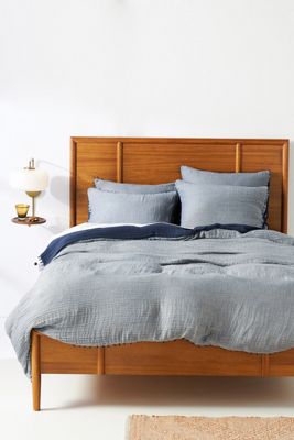 Reversible Airy Gauze Duvet Cover