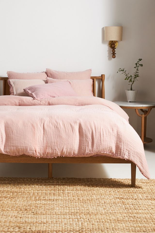 Reversible Airy Gauze Duvet Cover Anthropologie UK