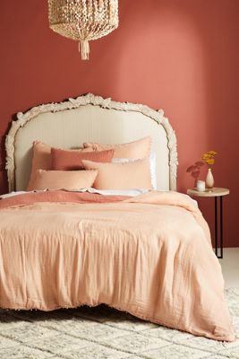 Reversible Airy Gauze Duvet Cover