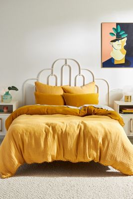 Reversible Airy Gauze Duvet Cover
