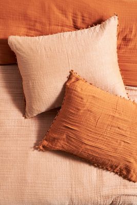 Reversible Airy Gauze Shams, Set of 2