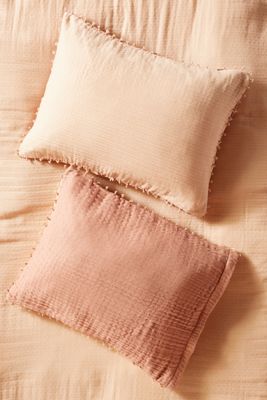Reversible Airy Gauze Shams, Set of 2