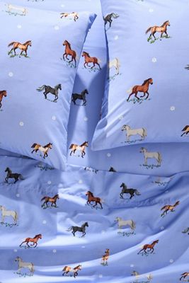 Organic Cotton Percale Printed Sheet Set