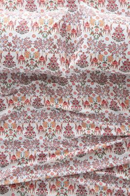 Organic Cotton Percale Printed Sheet Set