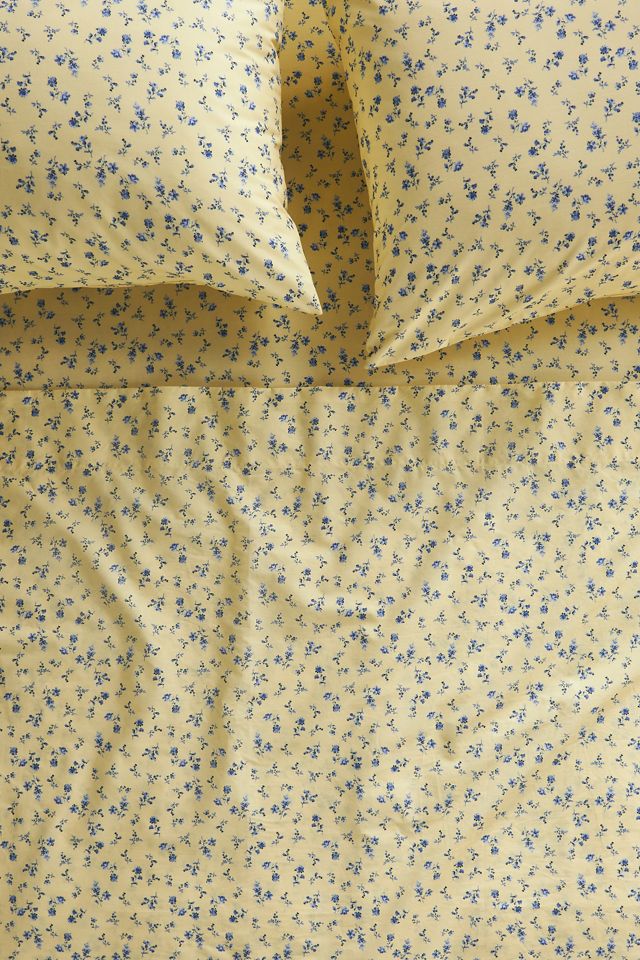 Organic Cotton Percale Printed Sheet Set