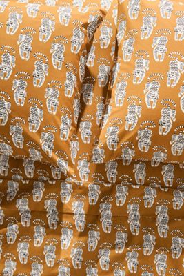 Organic Cotton Percale Printed Sheet Set