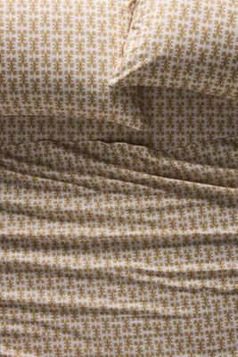 Organic Cotton Percale Printed Sheet Set