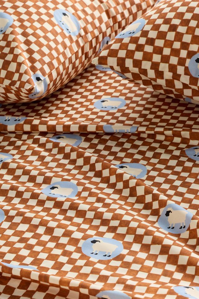 Juego de Sábanas Estampadas de Percal de Algodón Orgánico #1