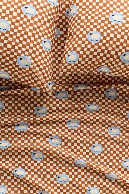 Organic Cotton Percale Printed Sheet Set