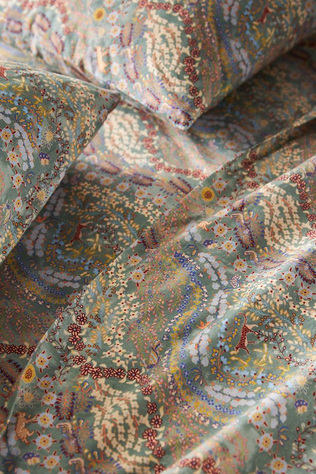 Organic Cotton Percale Printed Sheet Set #1