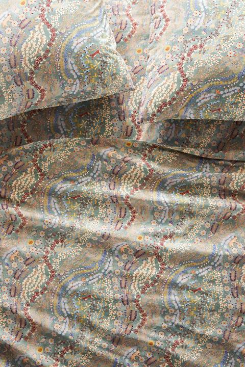 Organic Cotton Percale Printed Sheet Set