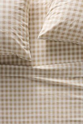 Organic Cotton Percale Printed Sheet Set