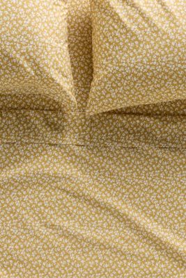 Organic Cotton Percale Printed Sheet Set