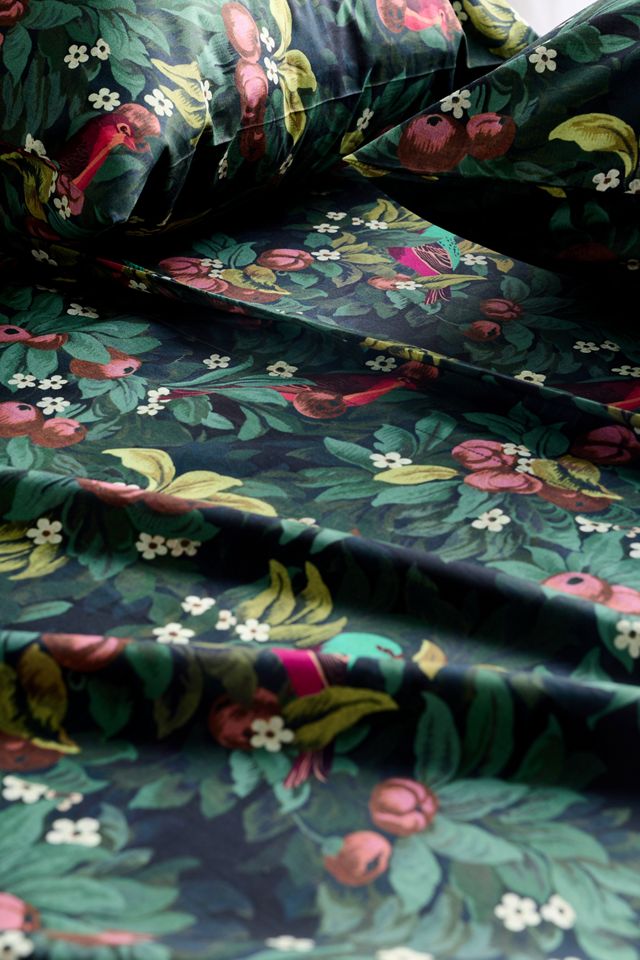 Organic Cotton Percale Printed Sheet Set #1