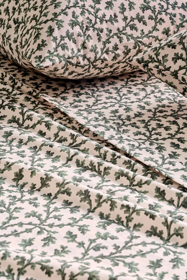 Organic Cotton Percale Printed Sheet Set #1