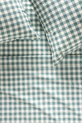 Organic Cotton Percale Printed Sheet Set