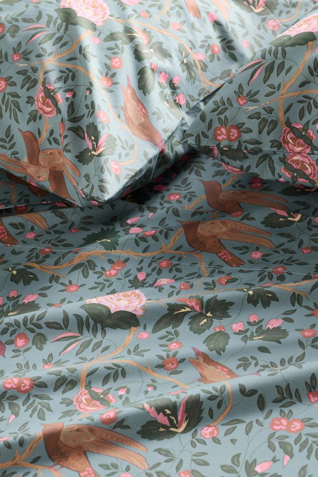 Organic Cotton Percale Printed Sheet Set #1
