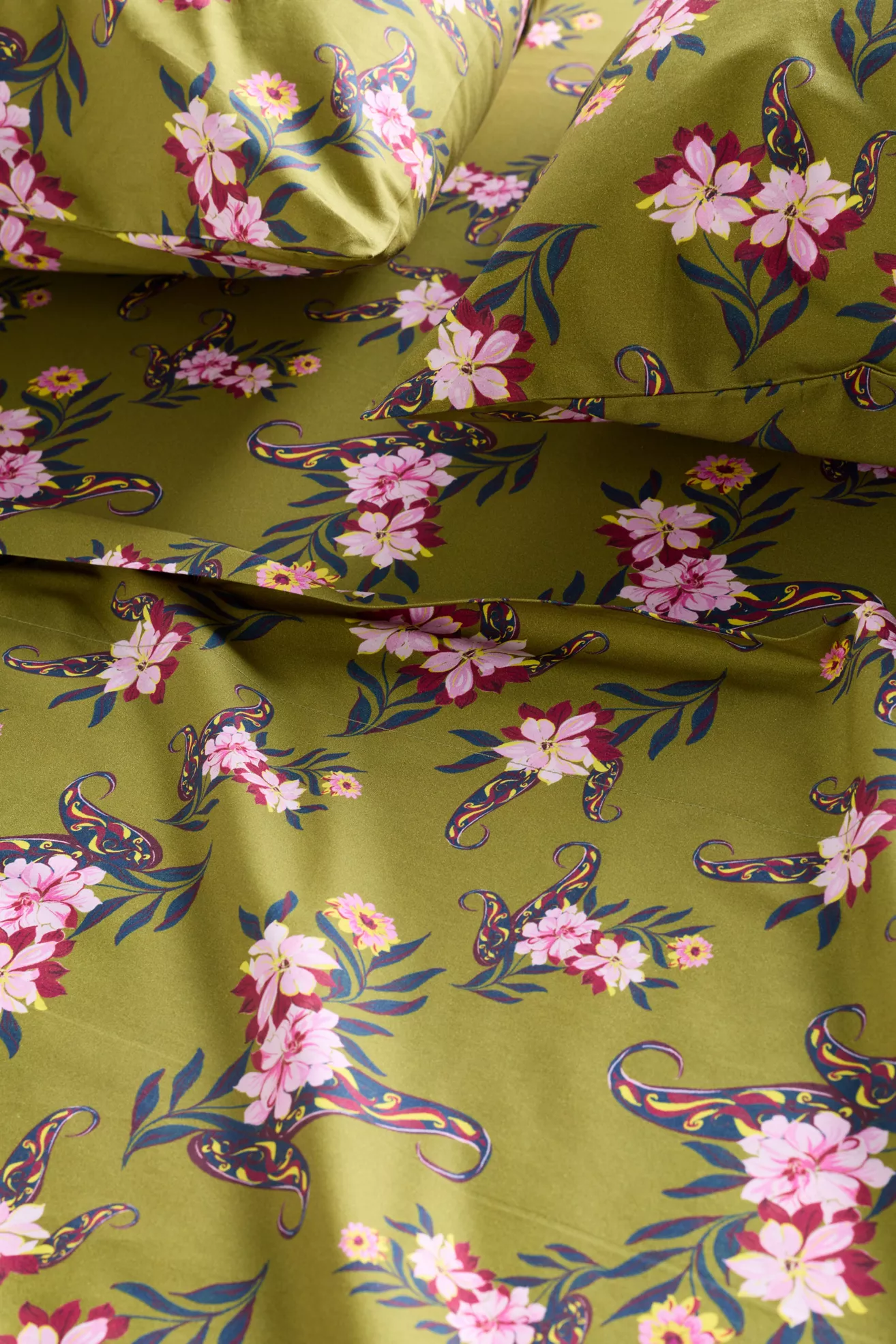 Organic Cotton Percale Printed Sheet Set - thumbnail 10