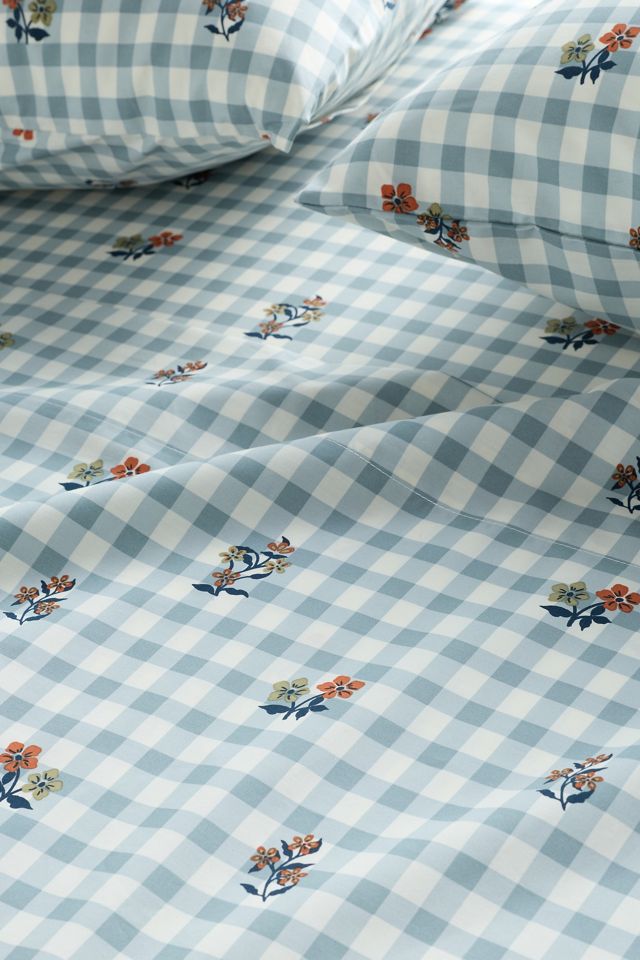 Organic Cotton Percale Printed Sheet Set #1