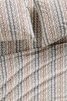 Organic Cotton Percale Printed Sheet Set