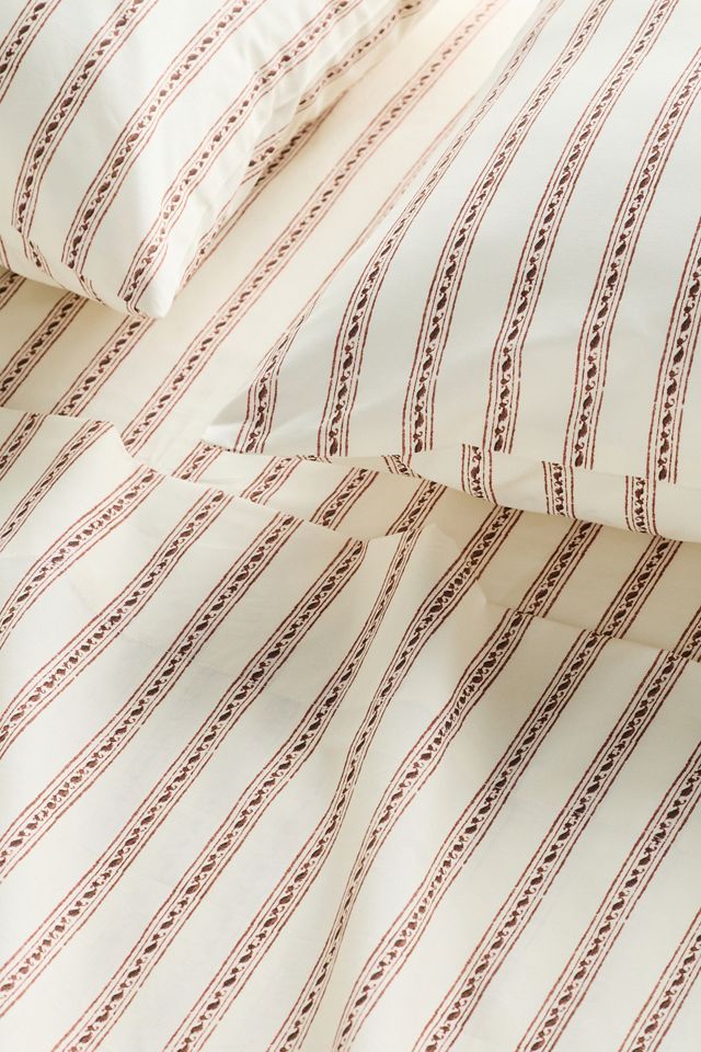 Organic Cotton Percale Printed Sheet Set #1