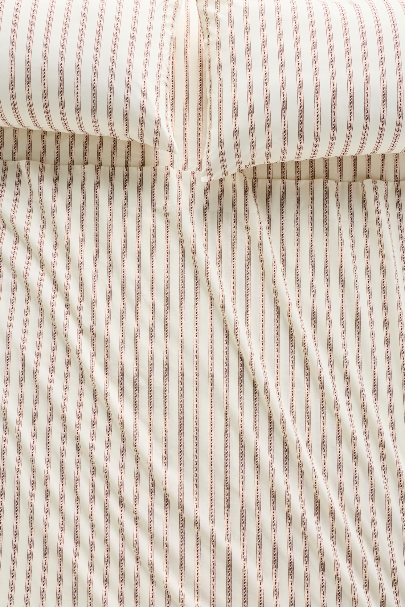 Organic Cotton Percale Printed Sheet Set - Harper, Queen