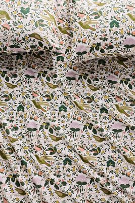 Organic Cotton Percale Printed Sheet Set