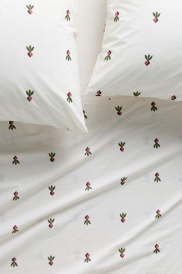 Organic Cotton Percale Printed Sheet Set