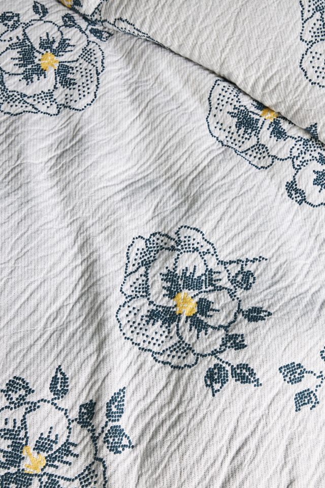 Jacquard-Woven Galia Duvet Cover #1