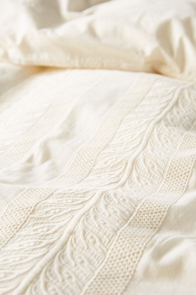 Embroidered Cantrelle Duvet Cover #1