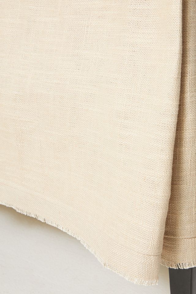 Luxe Linen Blend Bed Skirt #1