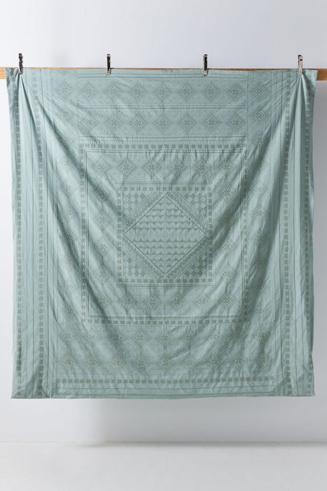 Embroidered Daisia Duvet Cover #2