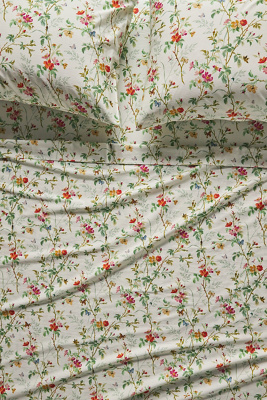 Organic Cotton Sateen Printed Sheet Set