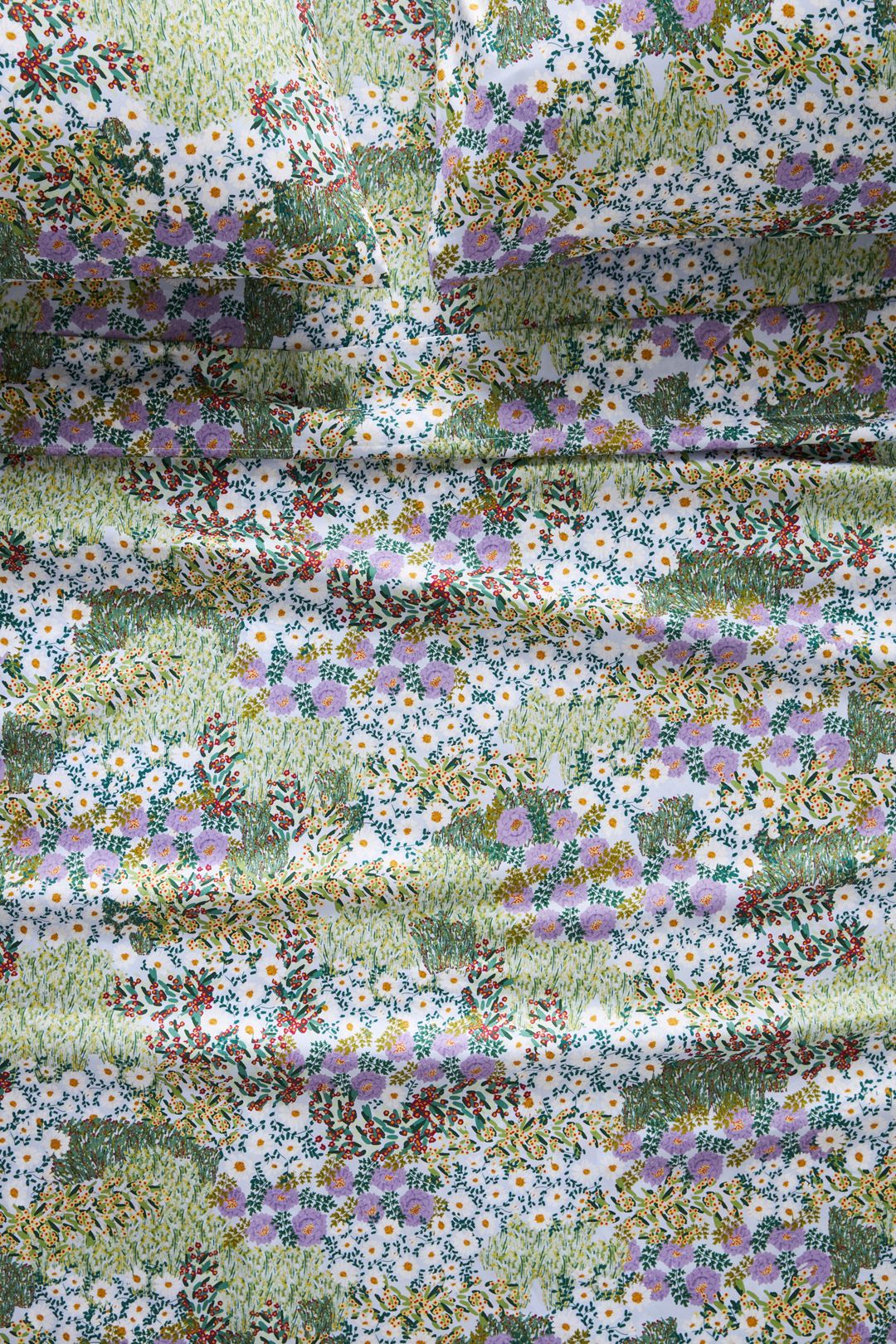 Organic Cotton Sateen Printed Sheet Set - Nalini Cool, King