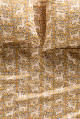Organic Cotton Sateen Printed Sheet Set