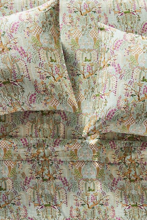 Organic Cotton Sateen Printed Sheet Set