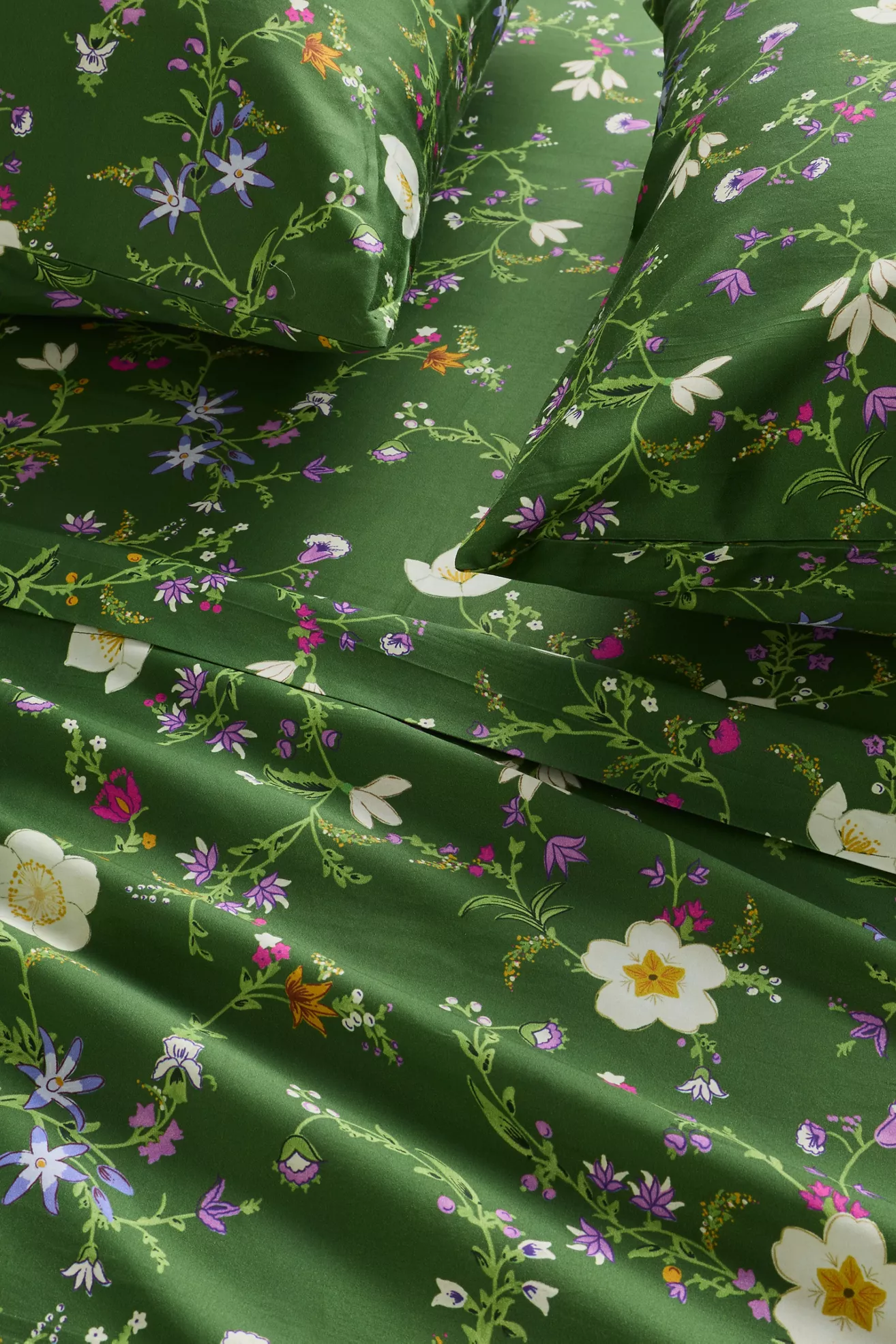 Organic Cotton Sateen Printed Sheet Set - thumbnail 2