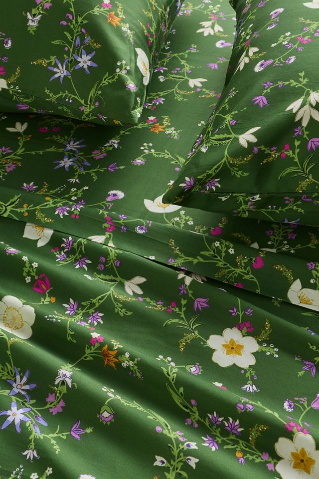 Organic Cotton Sateen Printed Sheet Set #1
