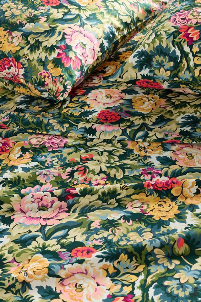 Organic Cotton Sateen Printed Sheet Set #1