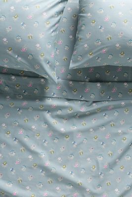 Organic Cotton Sateen Printed Sheet Set