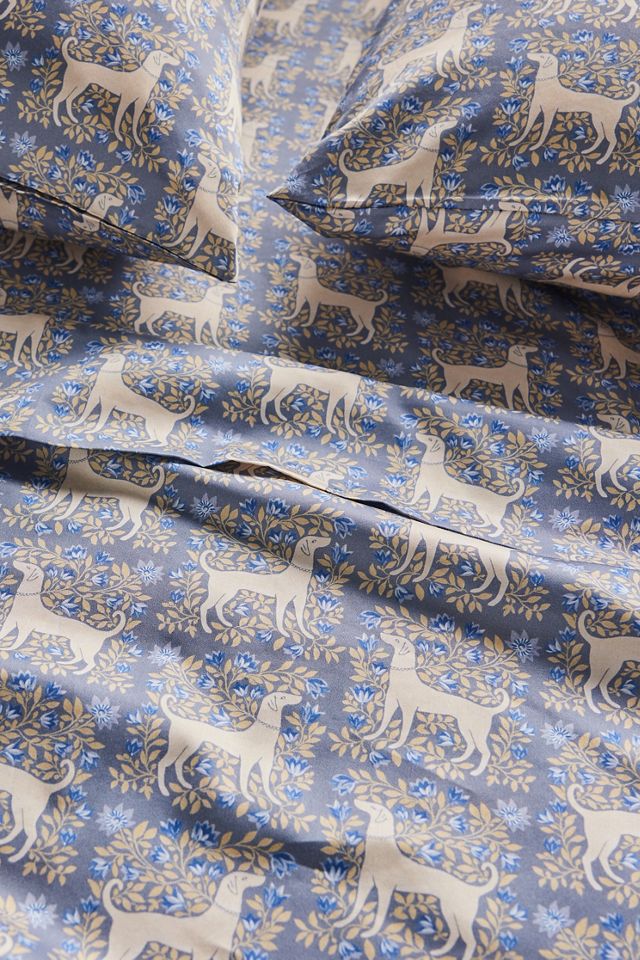 Organic Cotton Sateen Printed Sheet Set #1