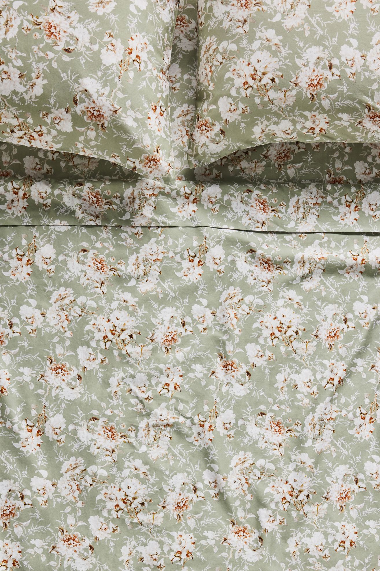 Organic Cotton Sateen Printed Sheet Set - Frida, King