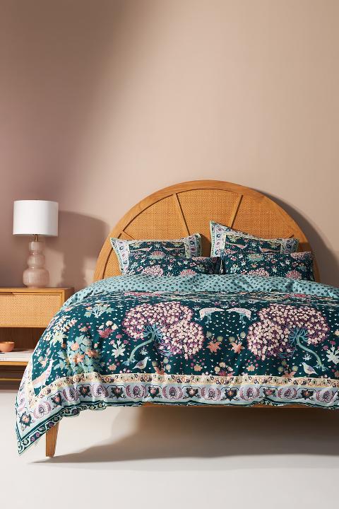 Darby Cotton Slub Printed Duvet