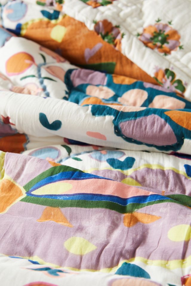 Gertrude Cotton Printed Quilt #1