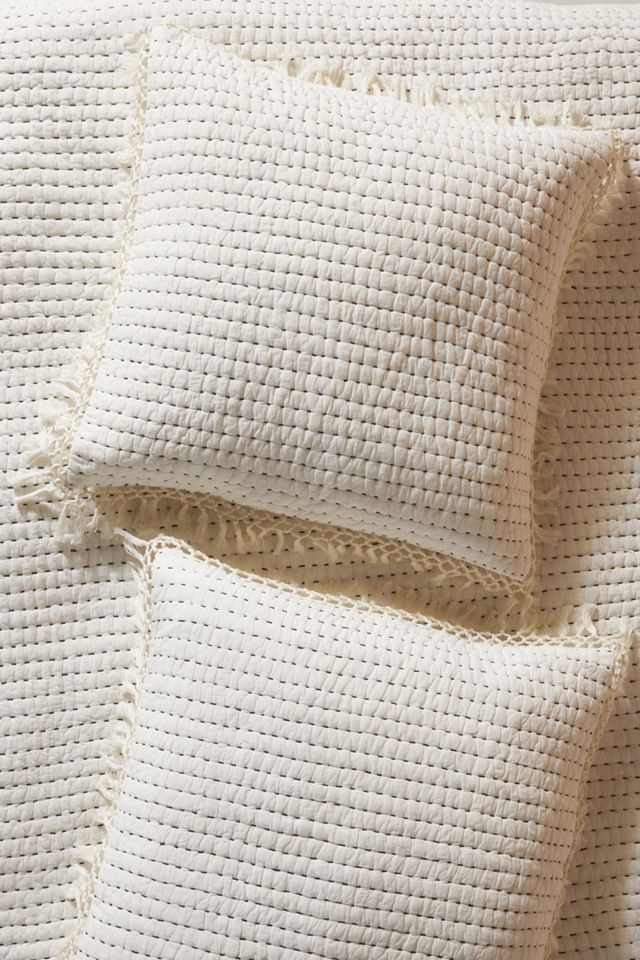 Kantha-Stitched Nevin Euro Sham