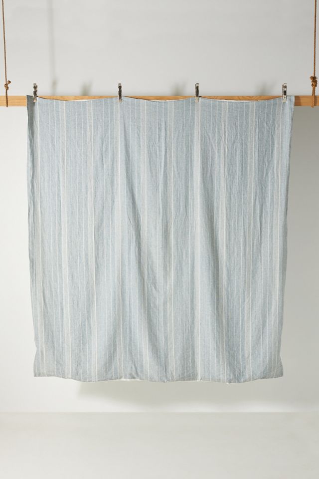 Avalon Striped Linen Duvet Cover #3