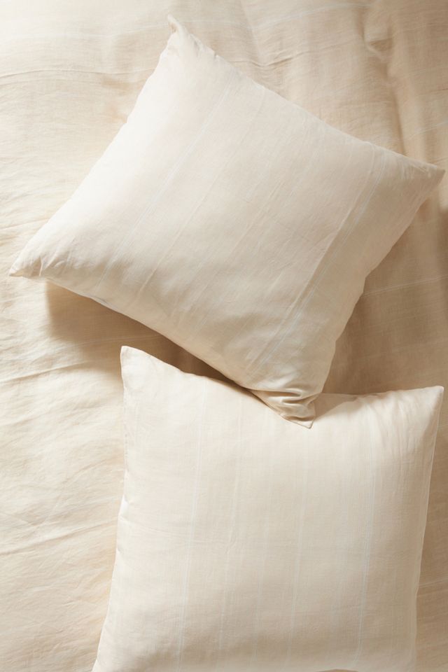 Avalon Striped Linen Euro Sham