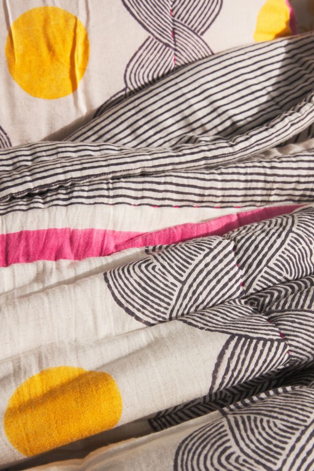 Jen Hewett Blockprinted Serenity Quilt #1